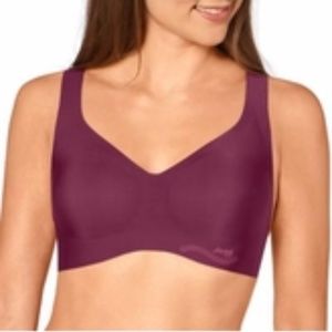 SLOGGI NEW ZERO Feel Wireless Bra IN BURGANDY